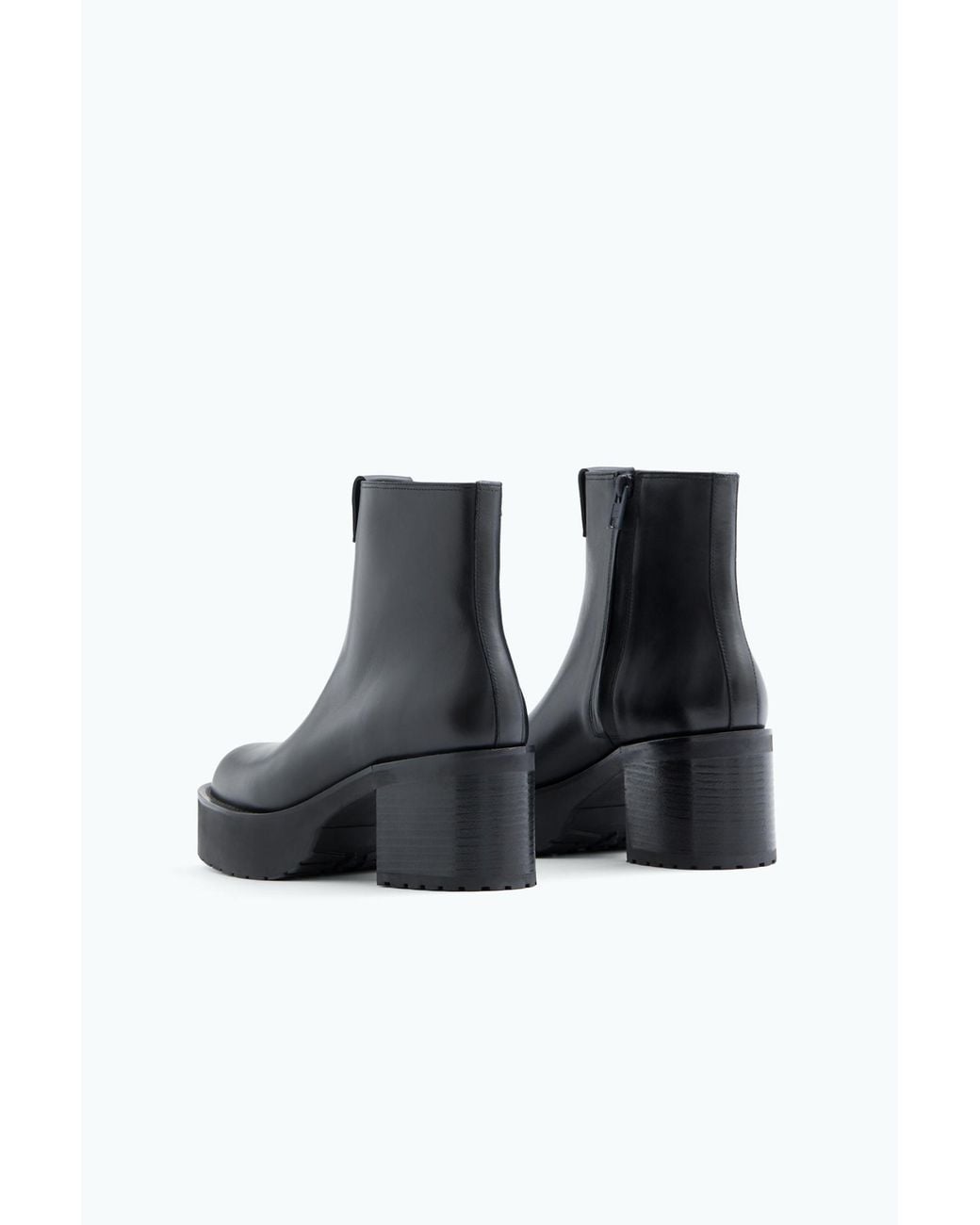Filippa K White Round Toe Ankle Boots