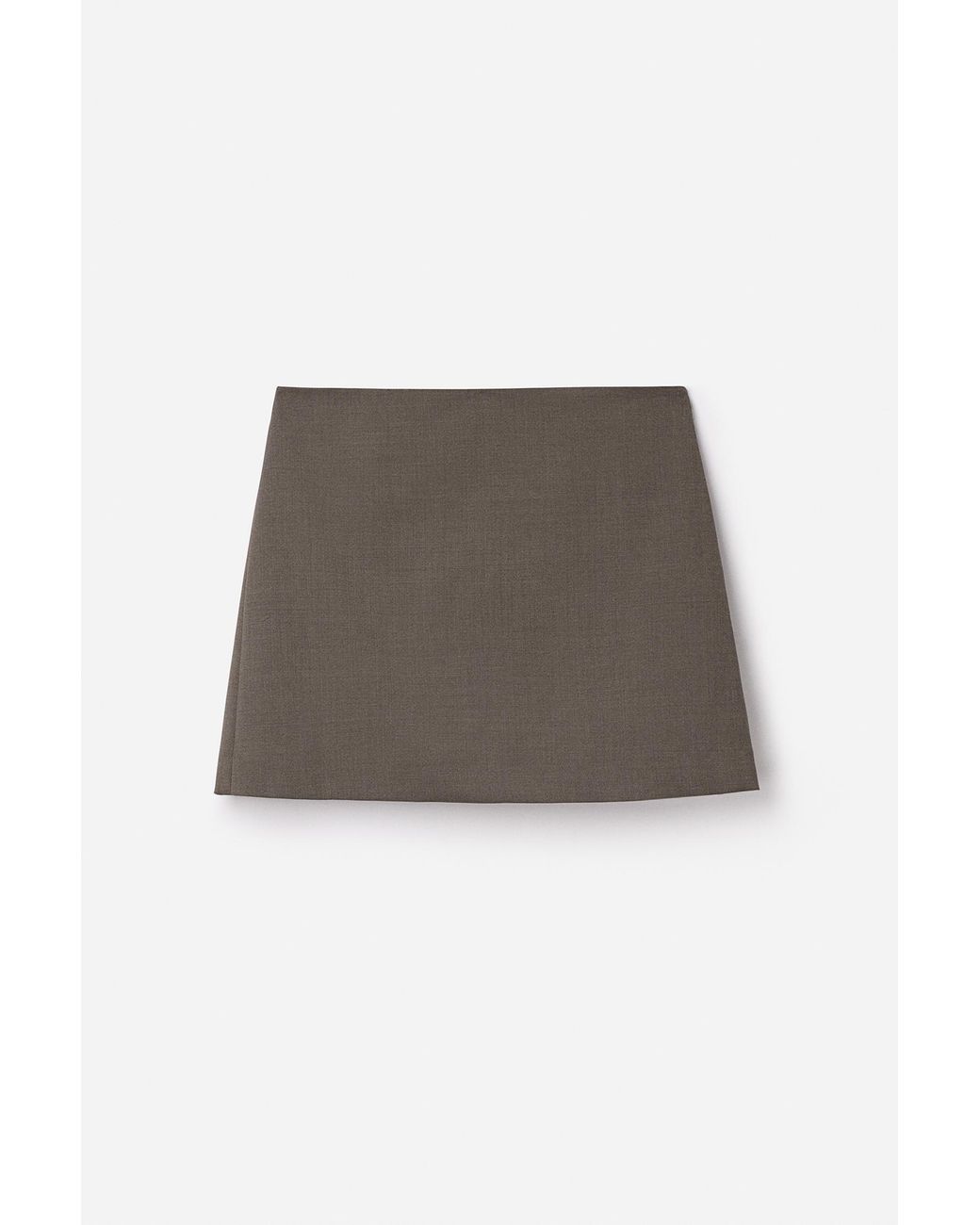 Filippa K White Wool Mini Skirt