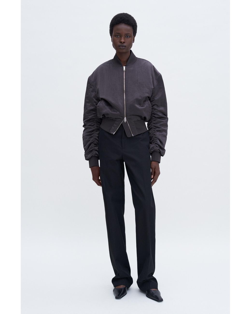Filippa K Blue Nylon Zip Jacket