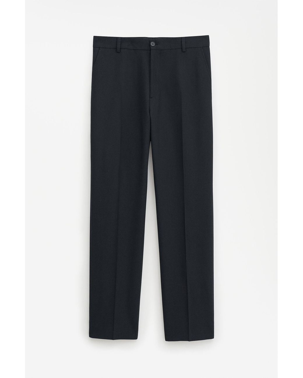 Filippa K Black Tapered Tailored Trousers for men