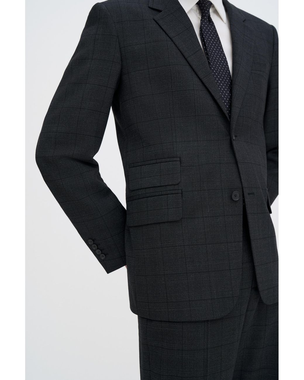 Filippa K Blue Cary Check Blazer for men