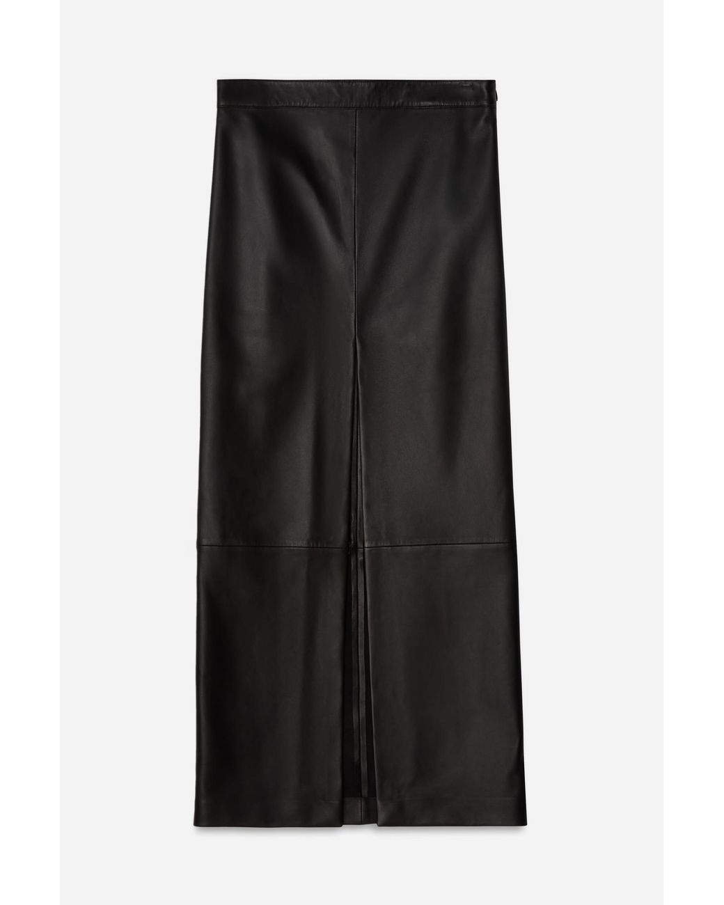 Filippa K Blue Leather Pencil Skirt