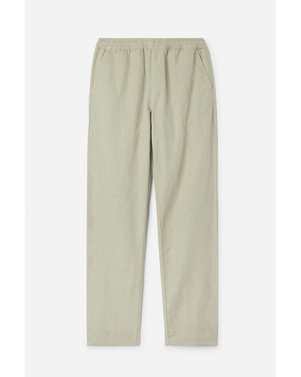 Filippa K Black Theo Linen Trousers for men