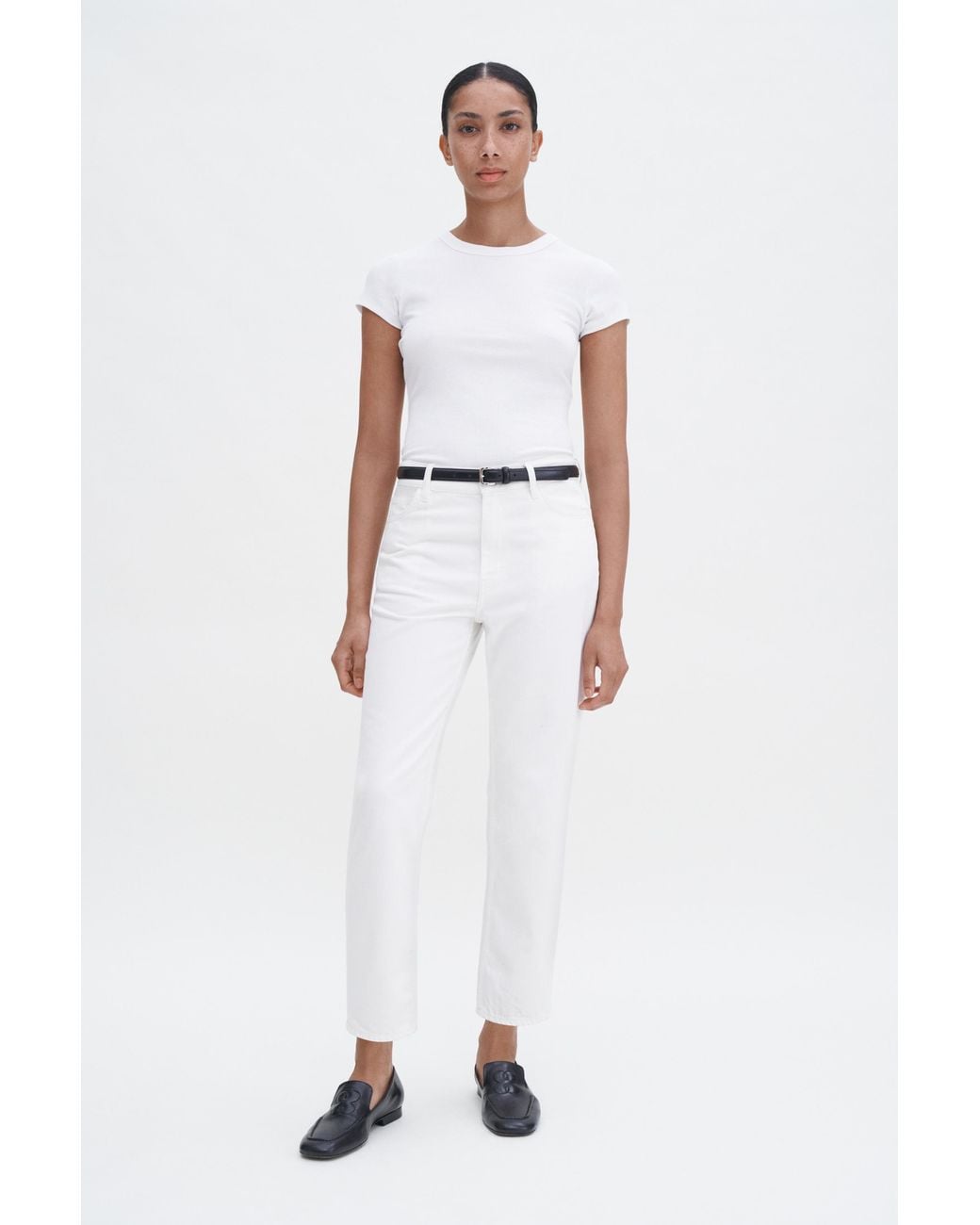 Filippa K White Tapered Jeans