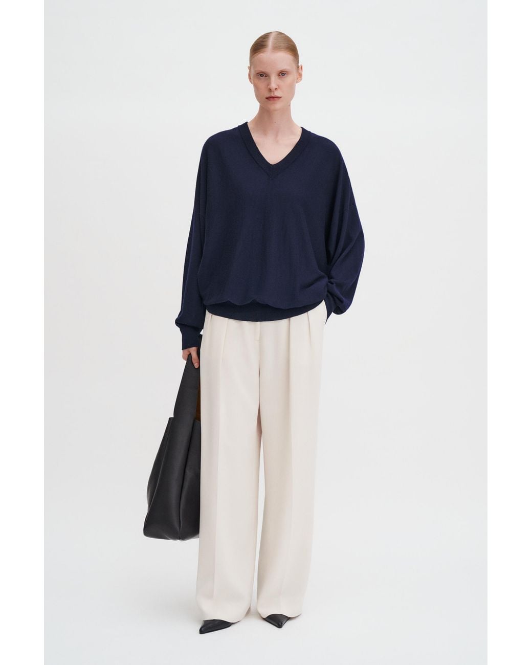 Filippa K Blue Batwing Sweater
