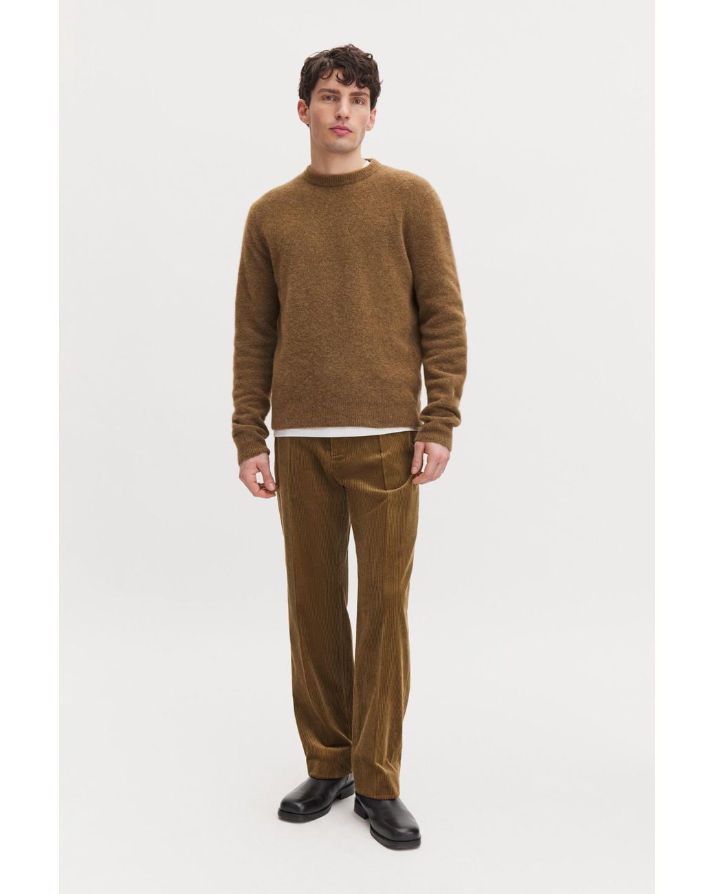 Filippa K Natural Julian Corduroy Chino Trousers for men