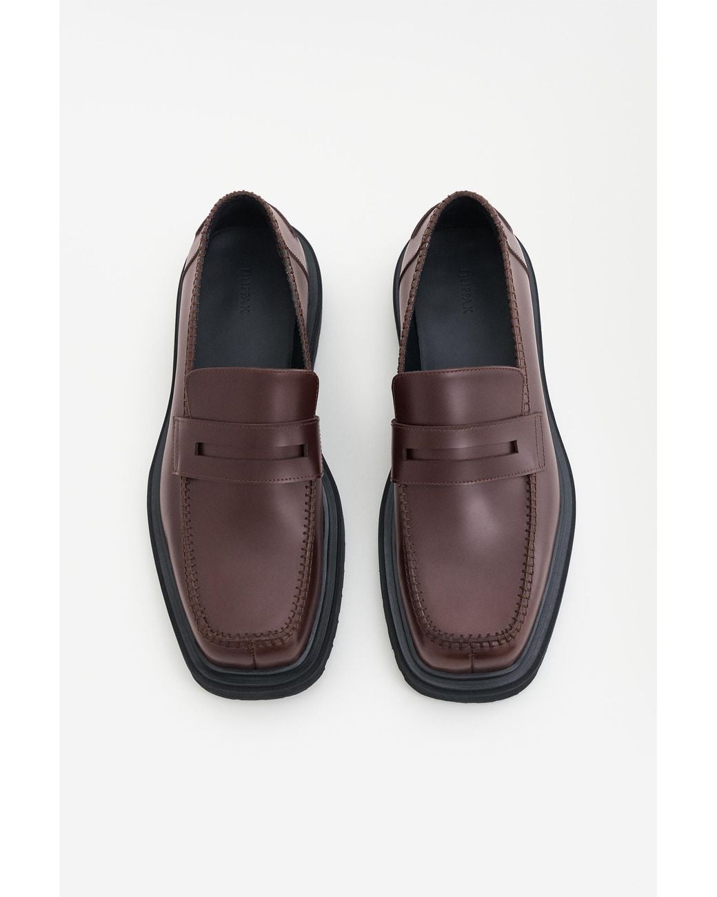 Filippa K Brown Penny Leather Loafers for men