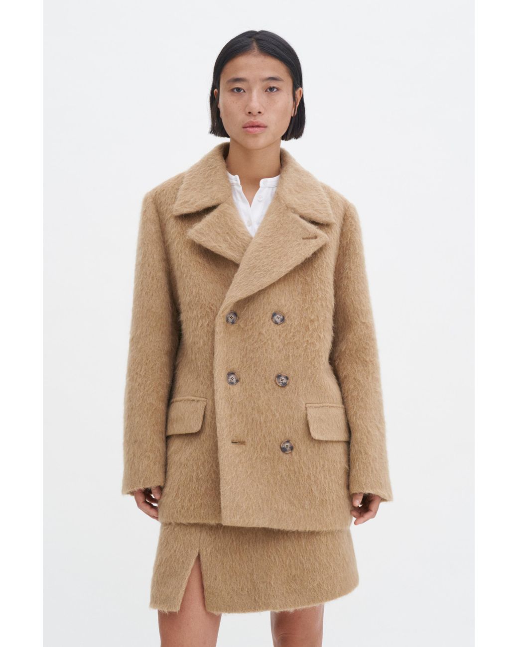 Filippa K Natural Hairy Wool Blend Jacket