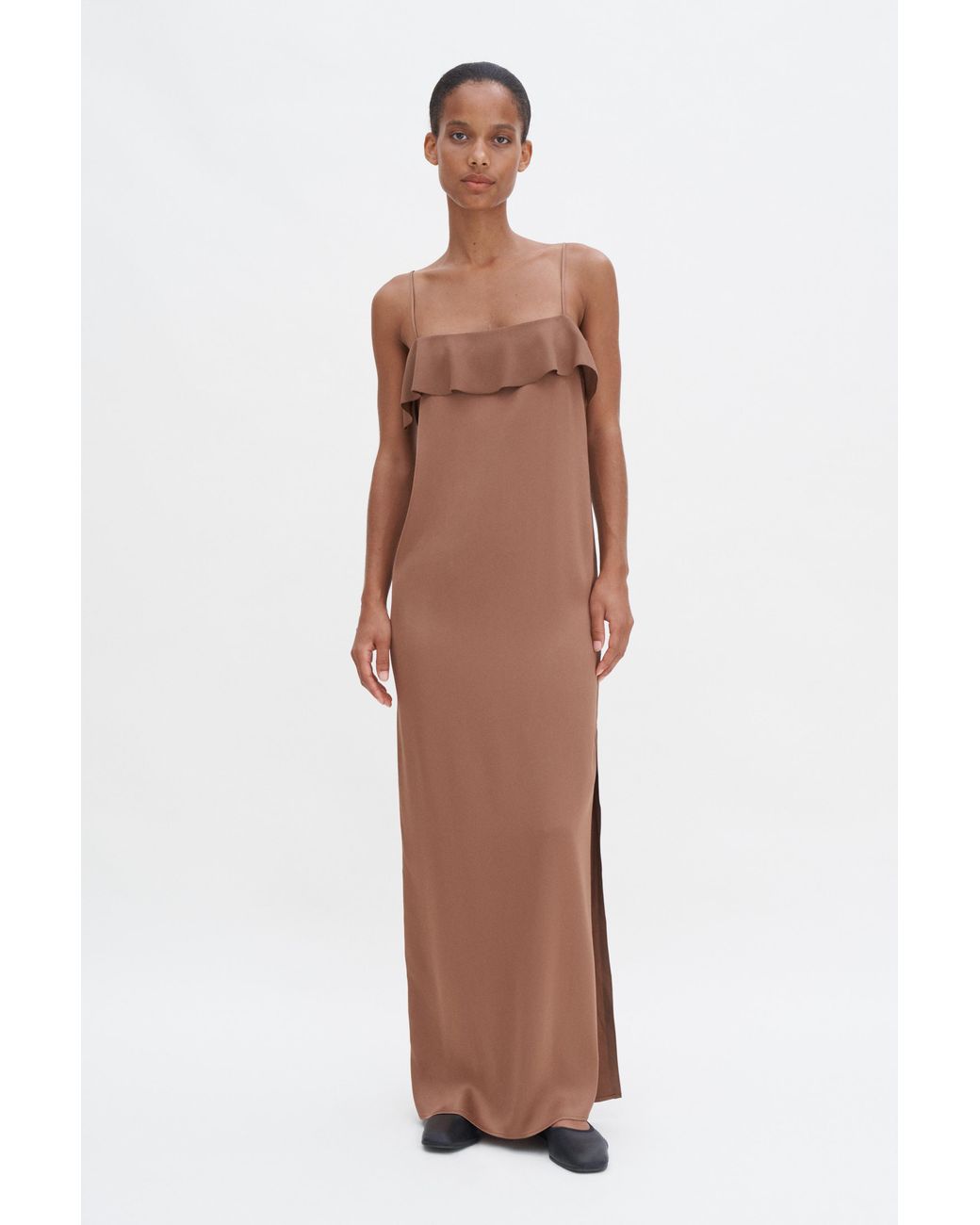 Filippa K Multicolor Fluid Draped Strap Dress