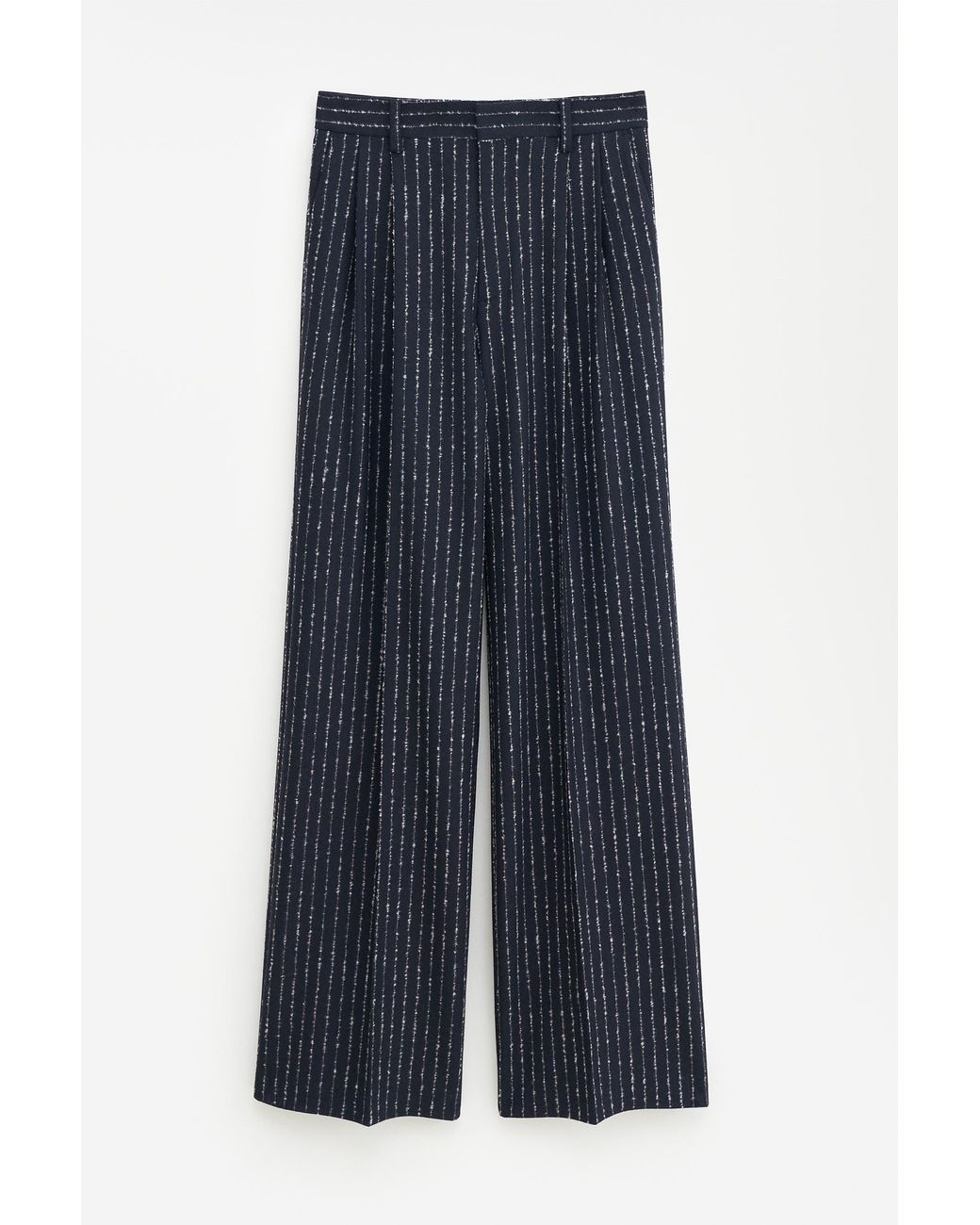 Filippa K Blue Darcey Pinstripe Trousers