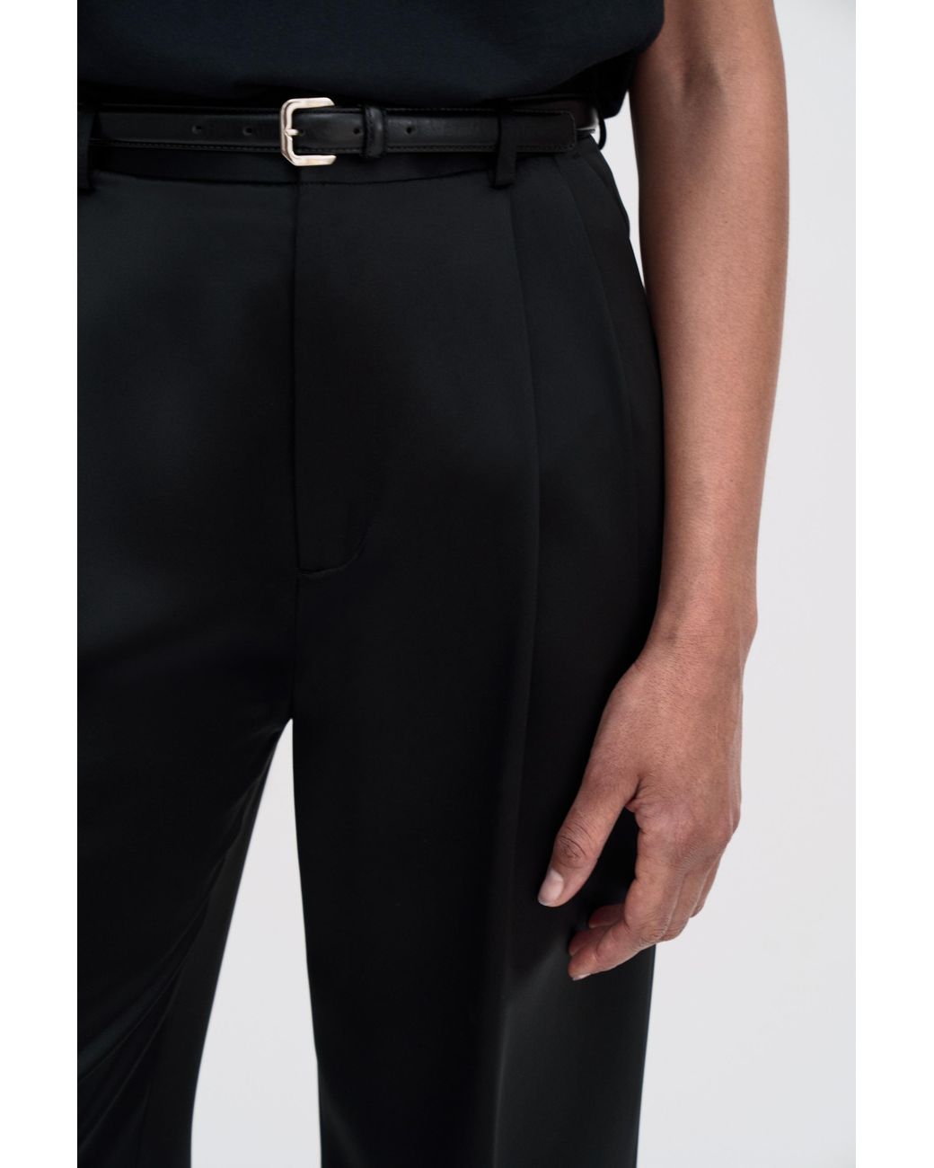 Filippa K Blue Darcey Satin Trousers