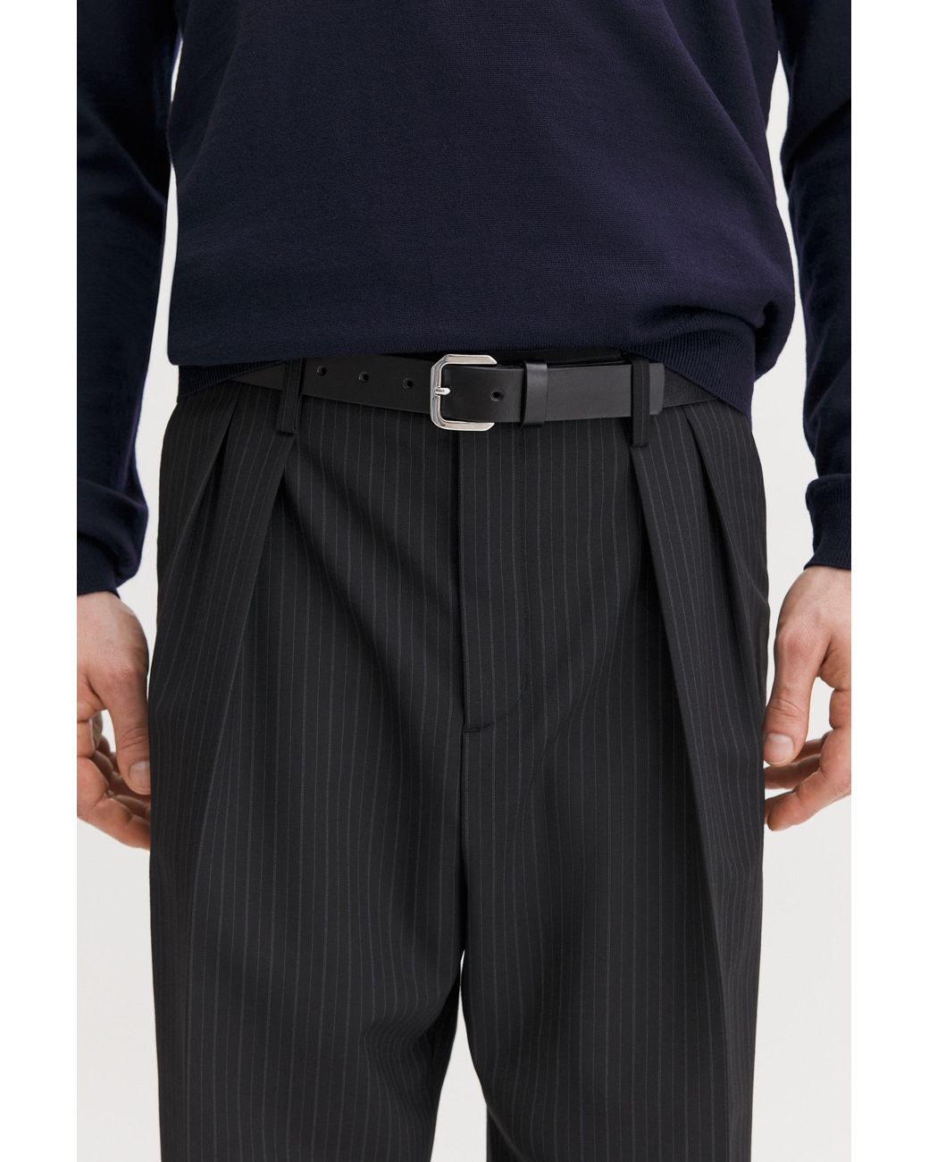 Filippa K Blue Buckle Belt for men