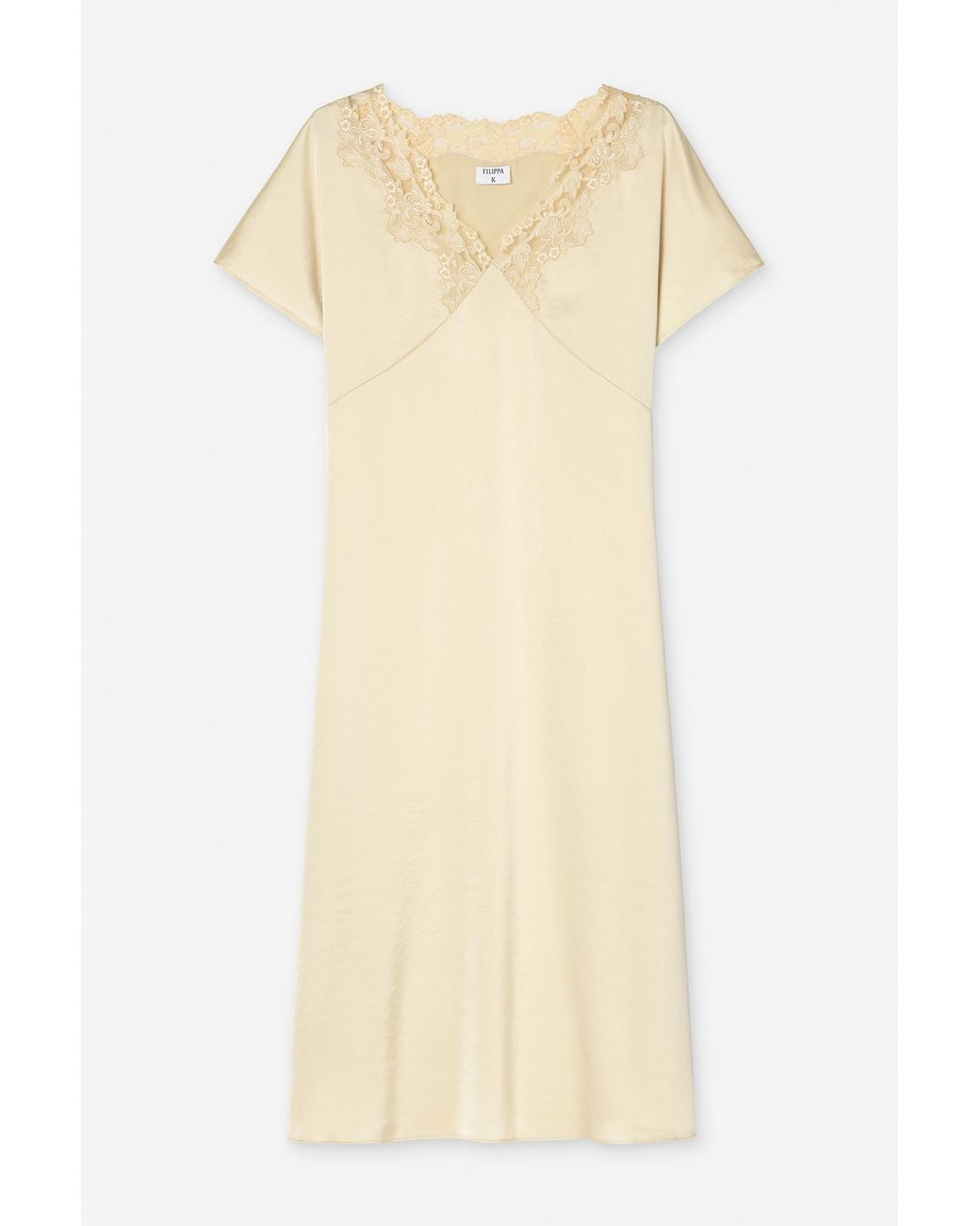 Filippa K Natural Lace Detail Dress