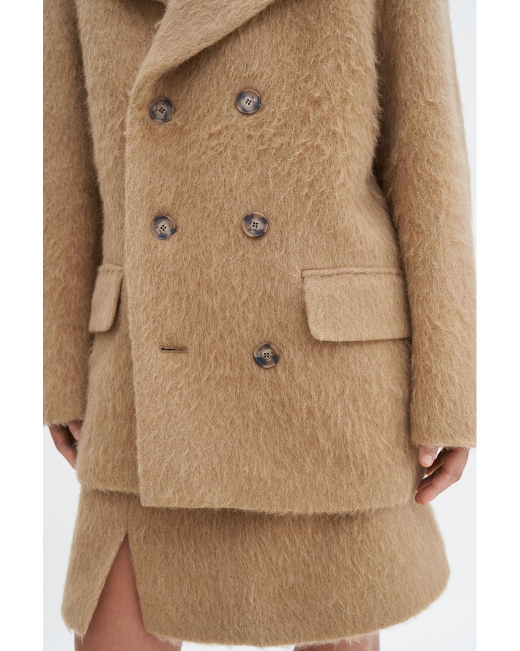 Filippa K Natural Hairy Wool Blend Jacket