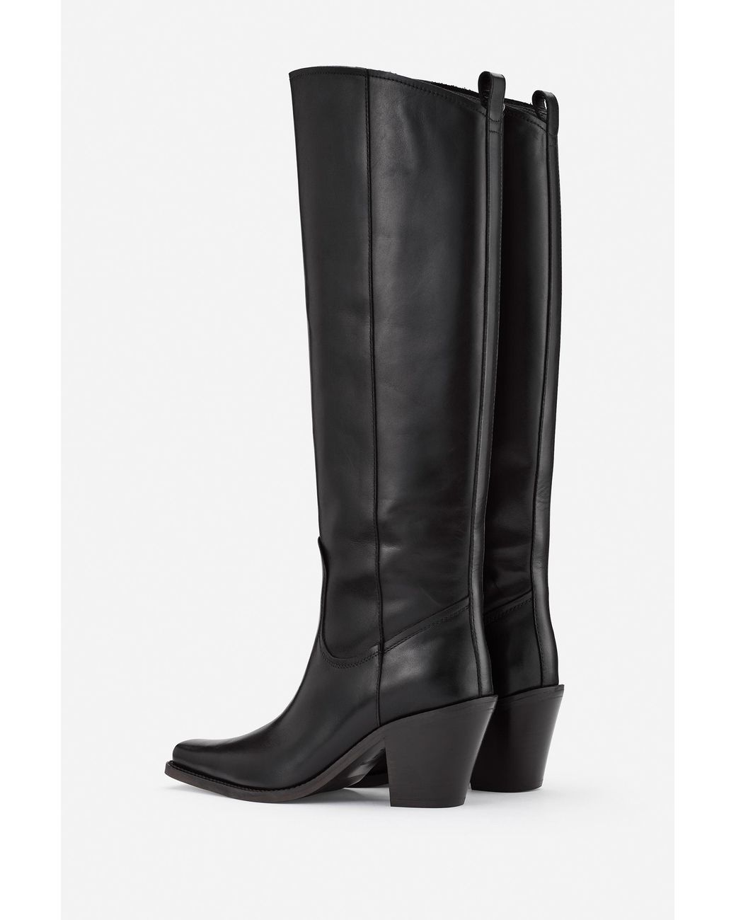 Filippa K Black Cowboy Leather Boots