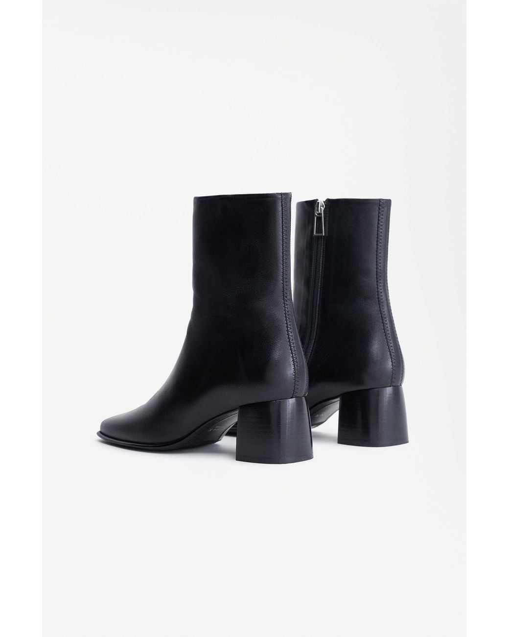 Filippa K White Eileen Leather Boots