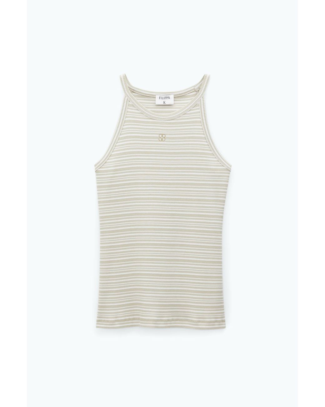 Filippa K White Striped Tank