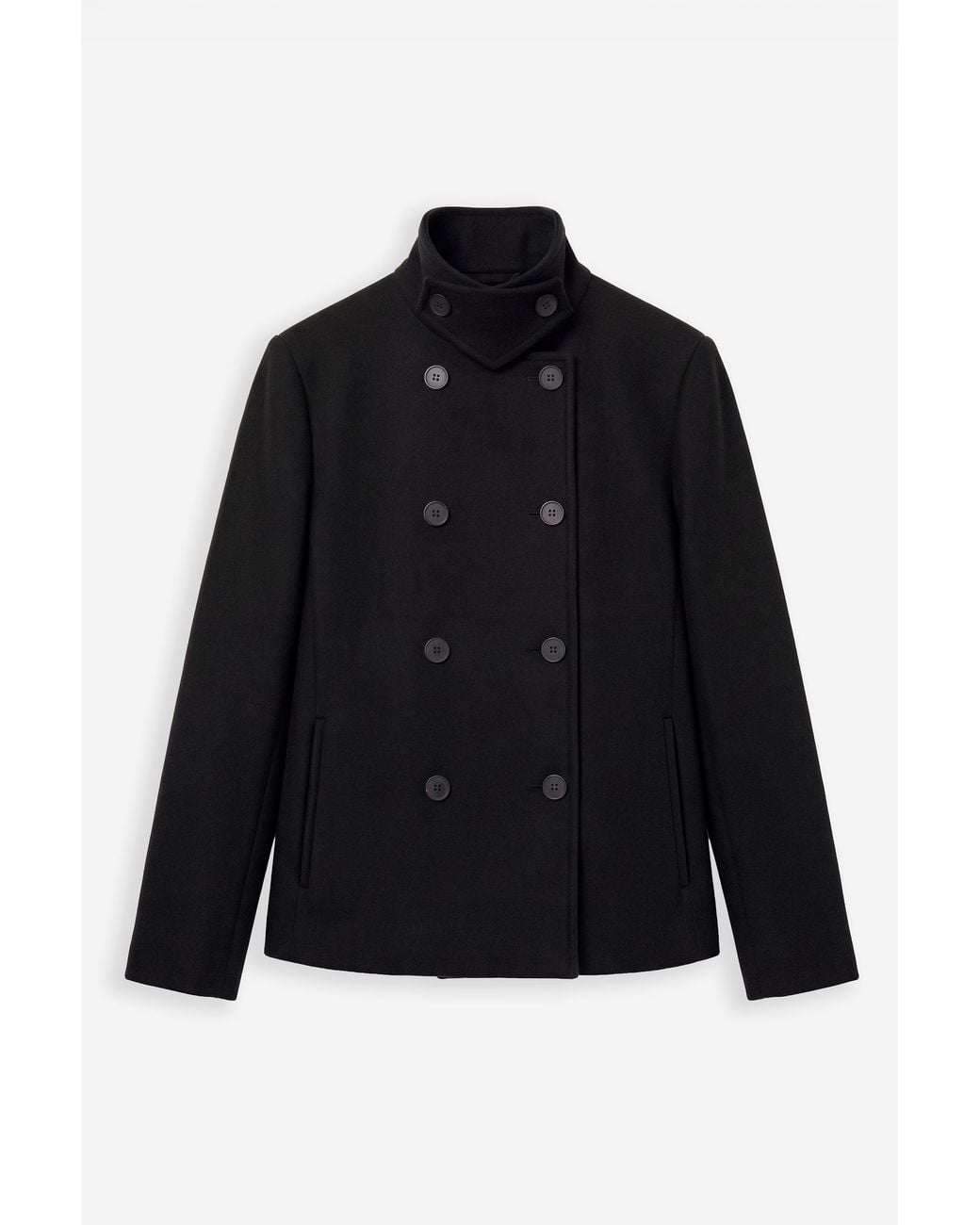 Filippa K Black Amelia Doublé Peacoat