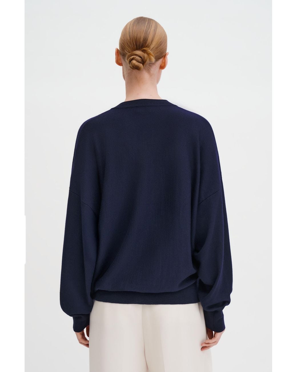 Filippa K Blue Batwing Sweater