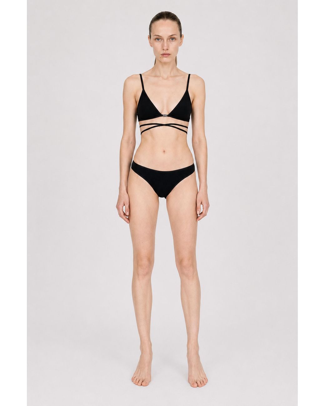 Filippa K Black Contrast Hipster Swim Brief