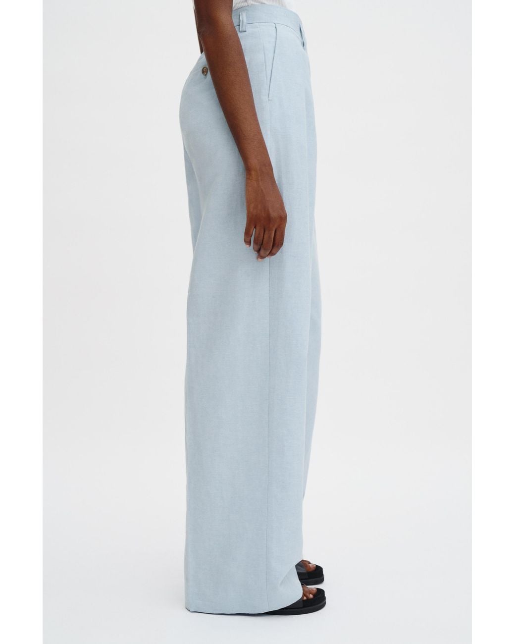Filippa K White Paloma Linen Trousers