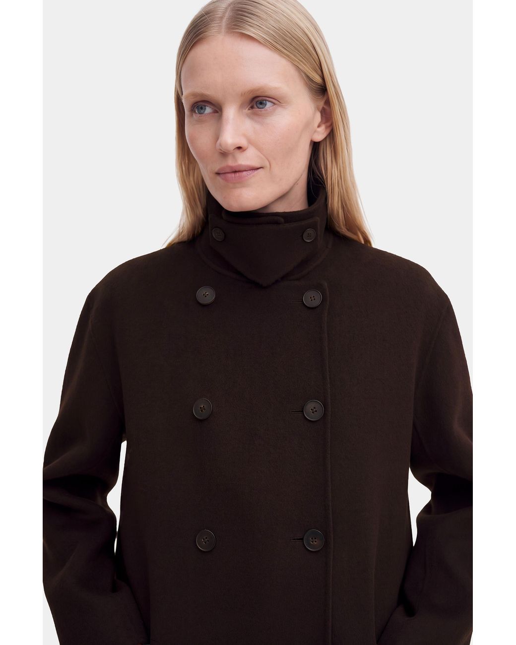 Filippa K Black Amelia Doublé Coat