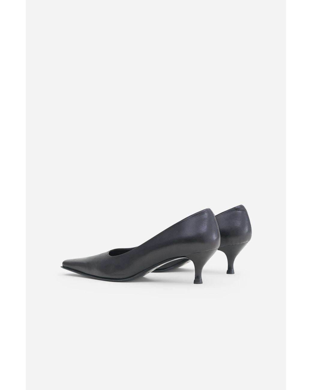 Filippa K White Square Toe Pumps