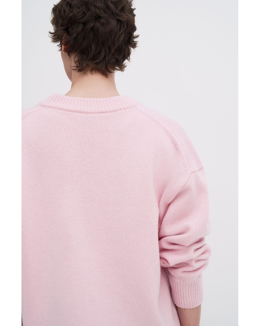 Filippa K Pink Wool Cashmere Crewneck Sweater