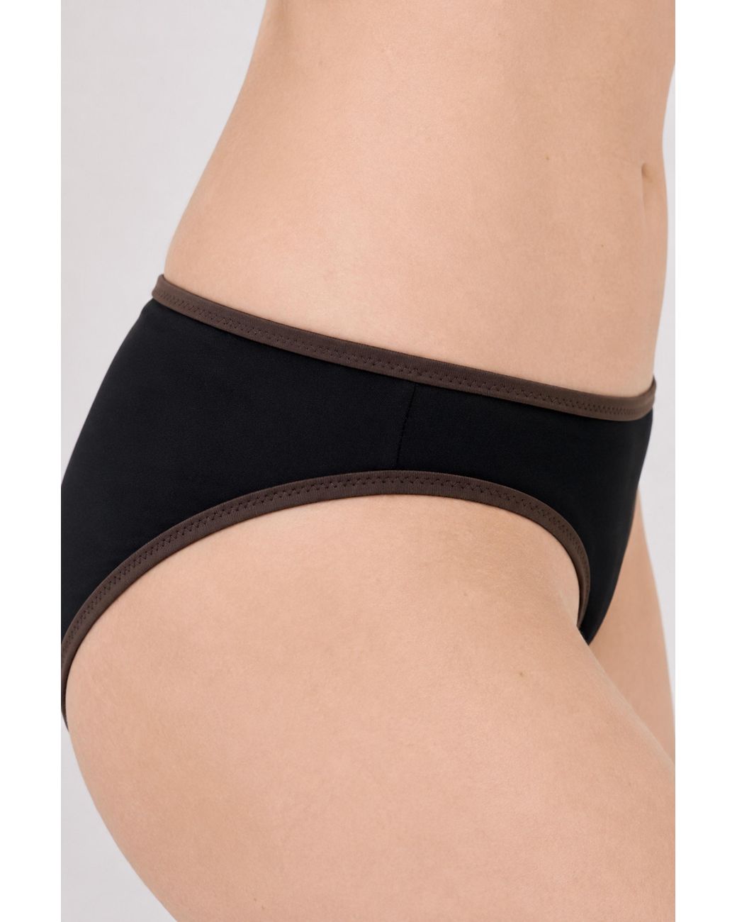 Filippa K Black Contrast Hipster Swim Brief