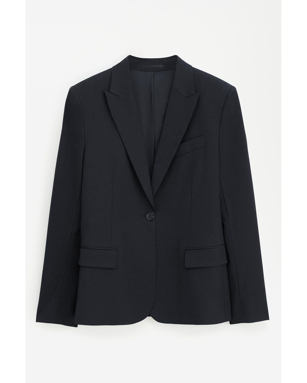 Filippa K Black Sasha Cool Wool Blazer