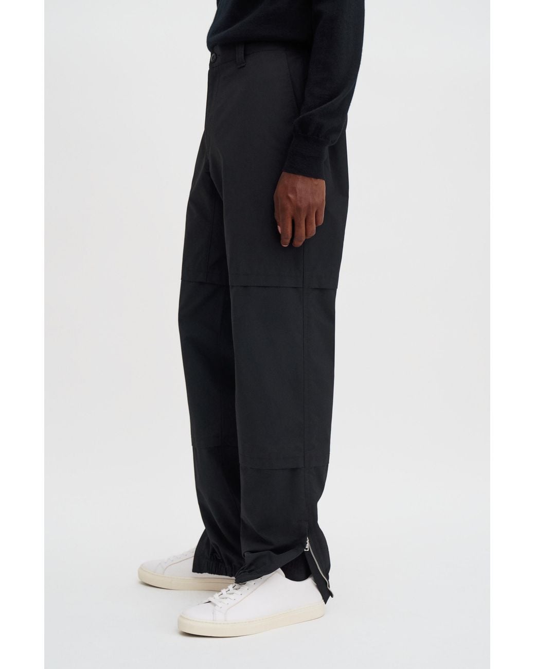 Filippa K Black Nico Track Trousers for men