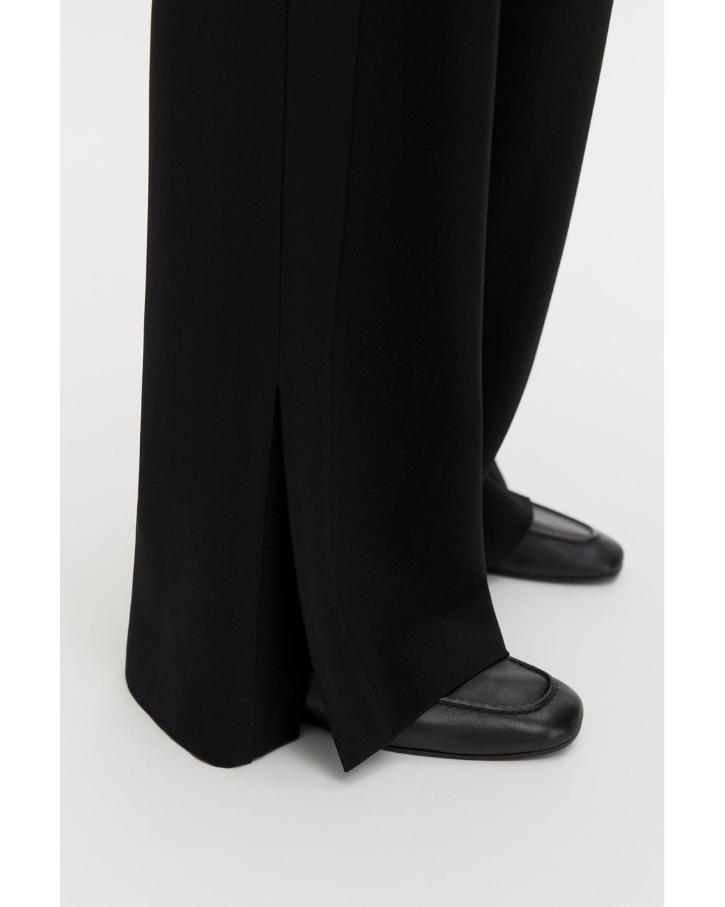Filippa K White Teo Drapey Trousers