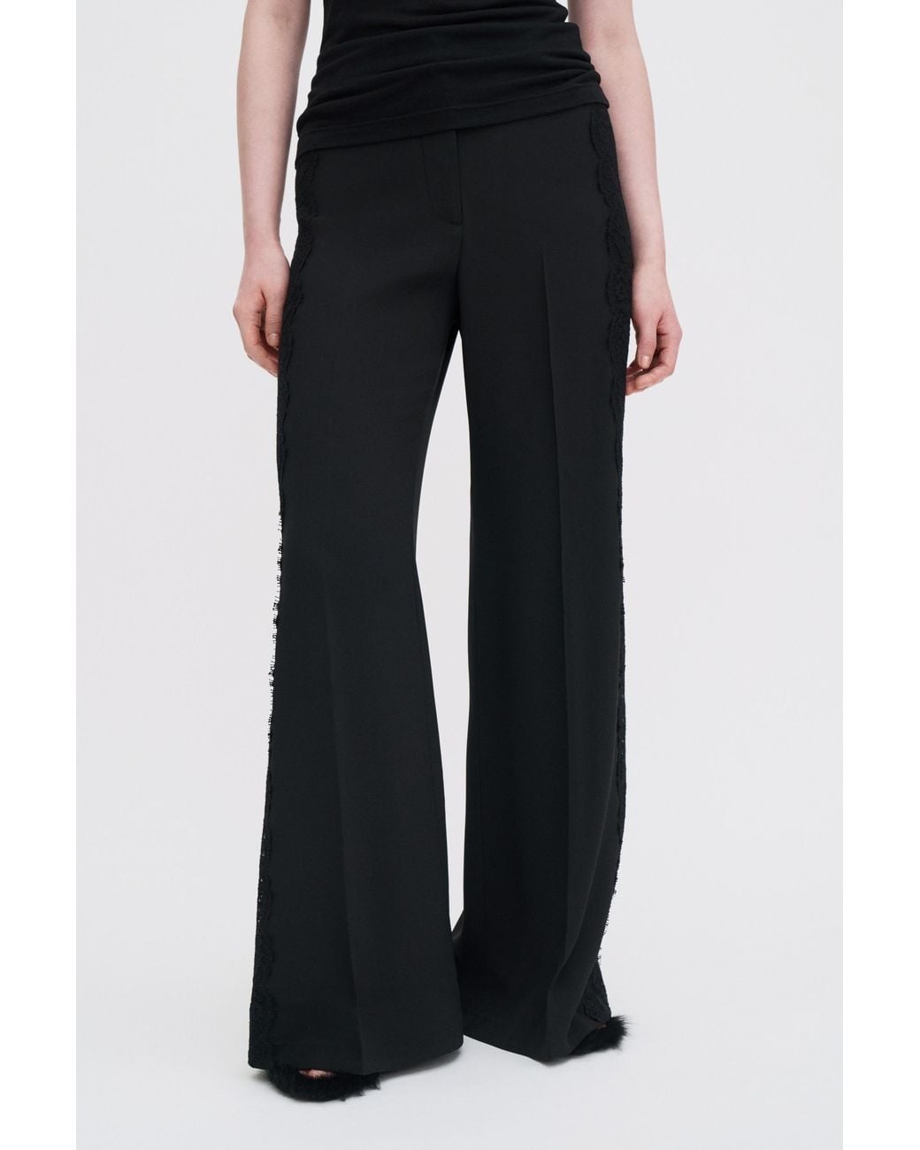 Filippa K Blue Evie Lace Trousers