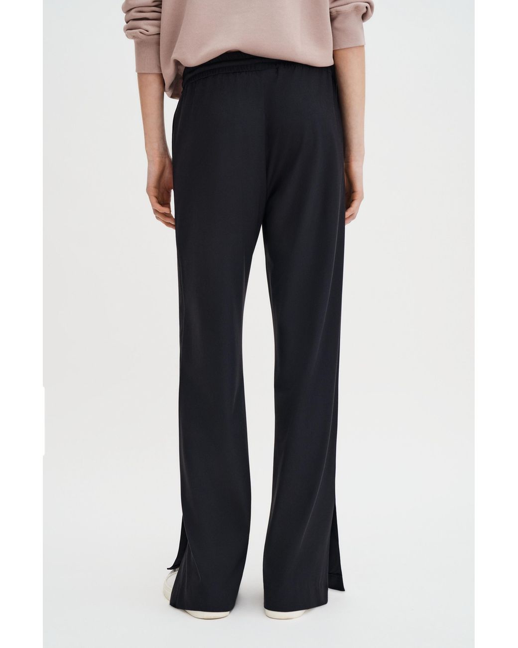 Filippa K Black Functional Jersey Trousers