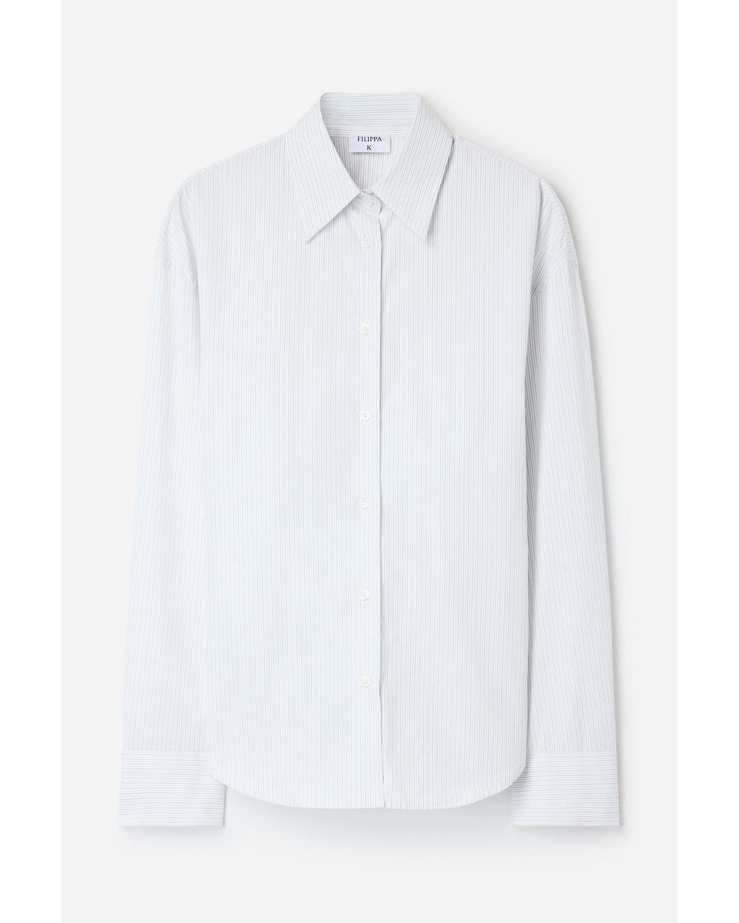 Filippa K White Hourglass Pinstripe Shirt