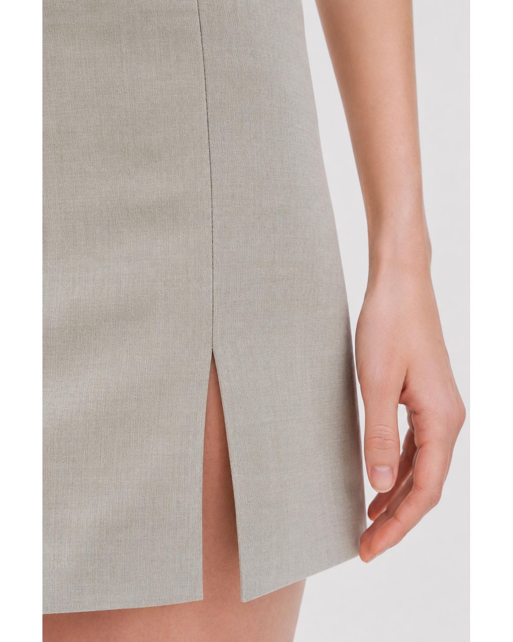 Filippa K White Tailored Mini Skirt