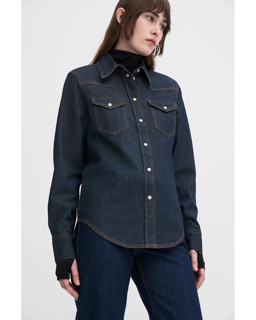 Filippa K Blue Classic Denim Shirt