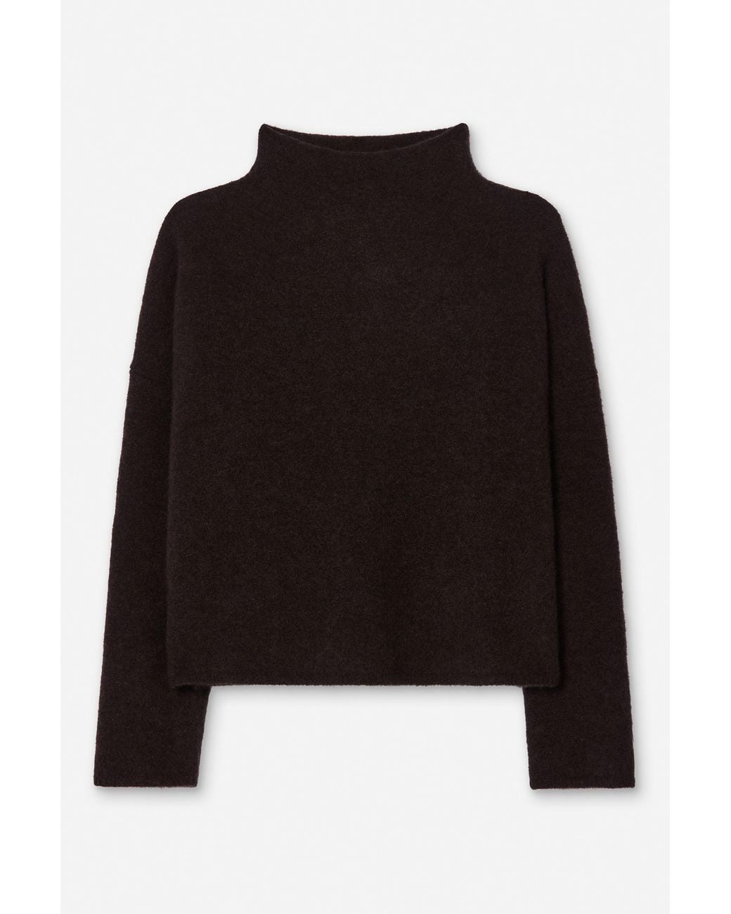 Filippa K Black Mika Yak Funnelneck Sweater