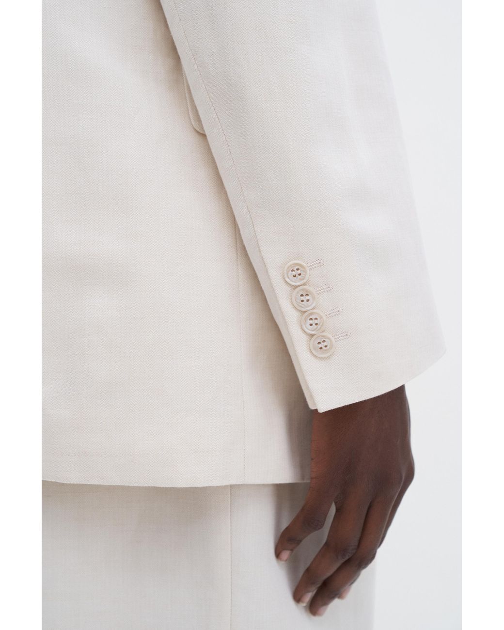 Filippa K White Davina Oversized Cotton Linen