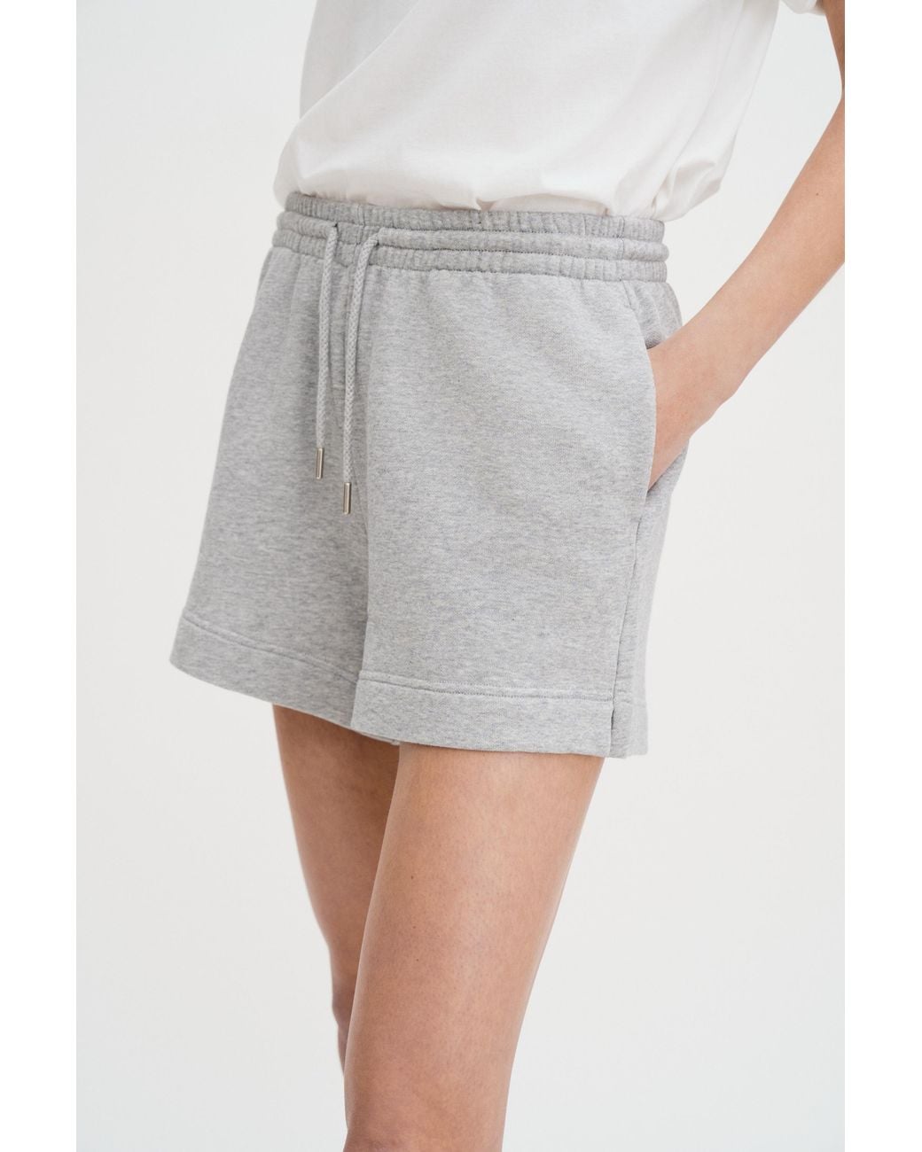 Filippa K White Felpa Shorts