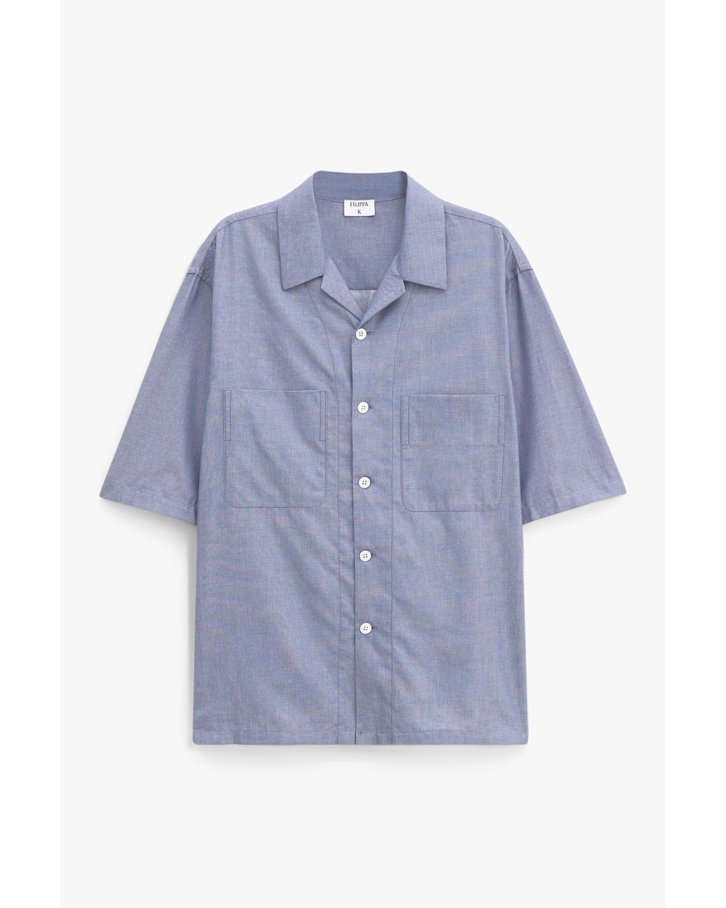 Filippa K Blue Short Sleeve Resort Shirt for men