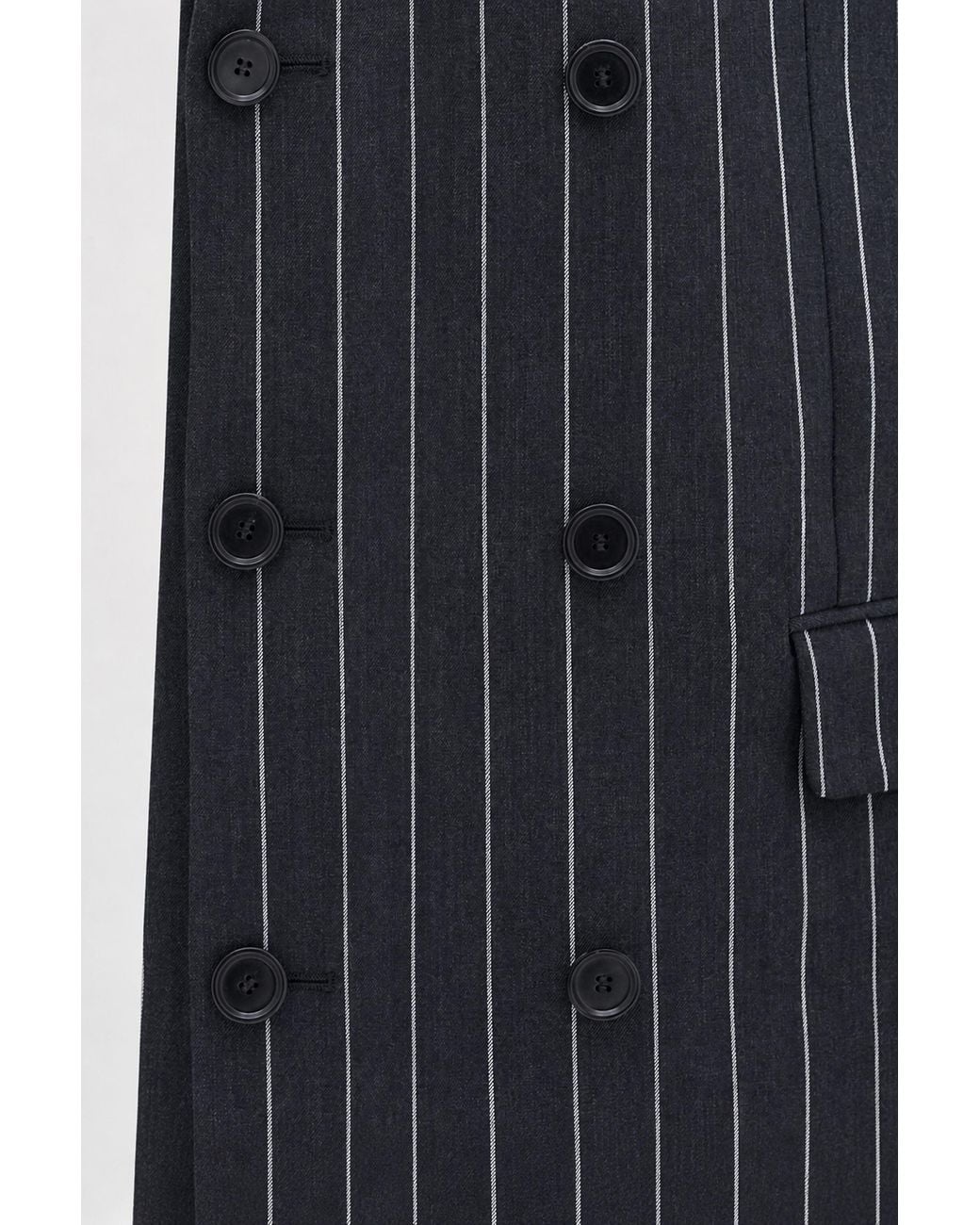 Filippa K Blue Wool Pinstripe Blazer for men