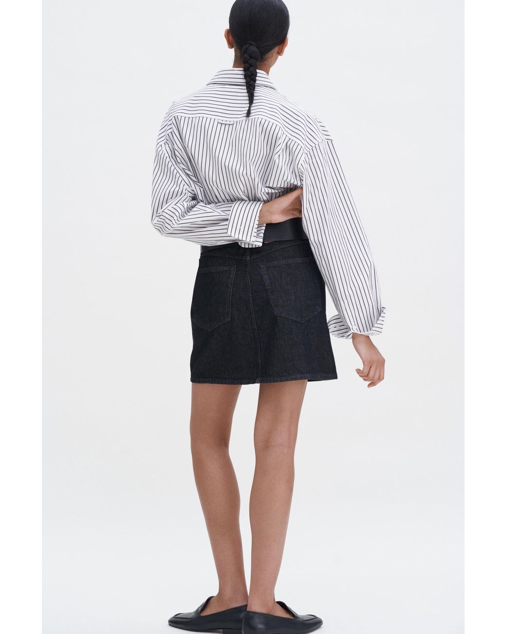 Filippa K Black Patch Pocket Mini Skirt