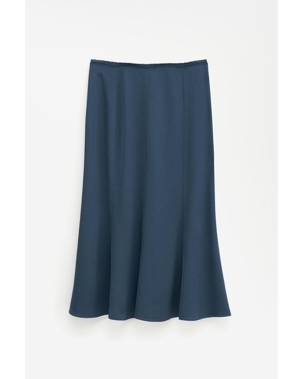 Filippa K Blue Satin Skirt