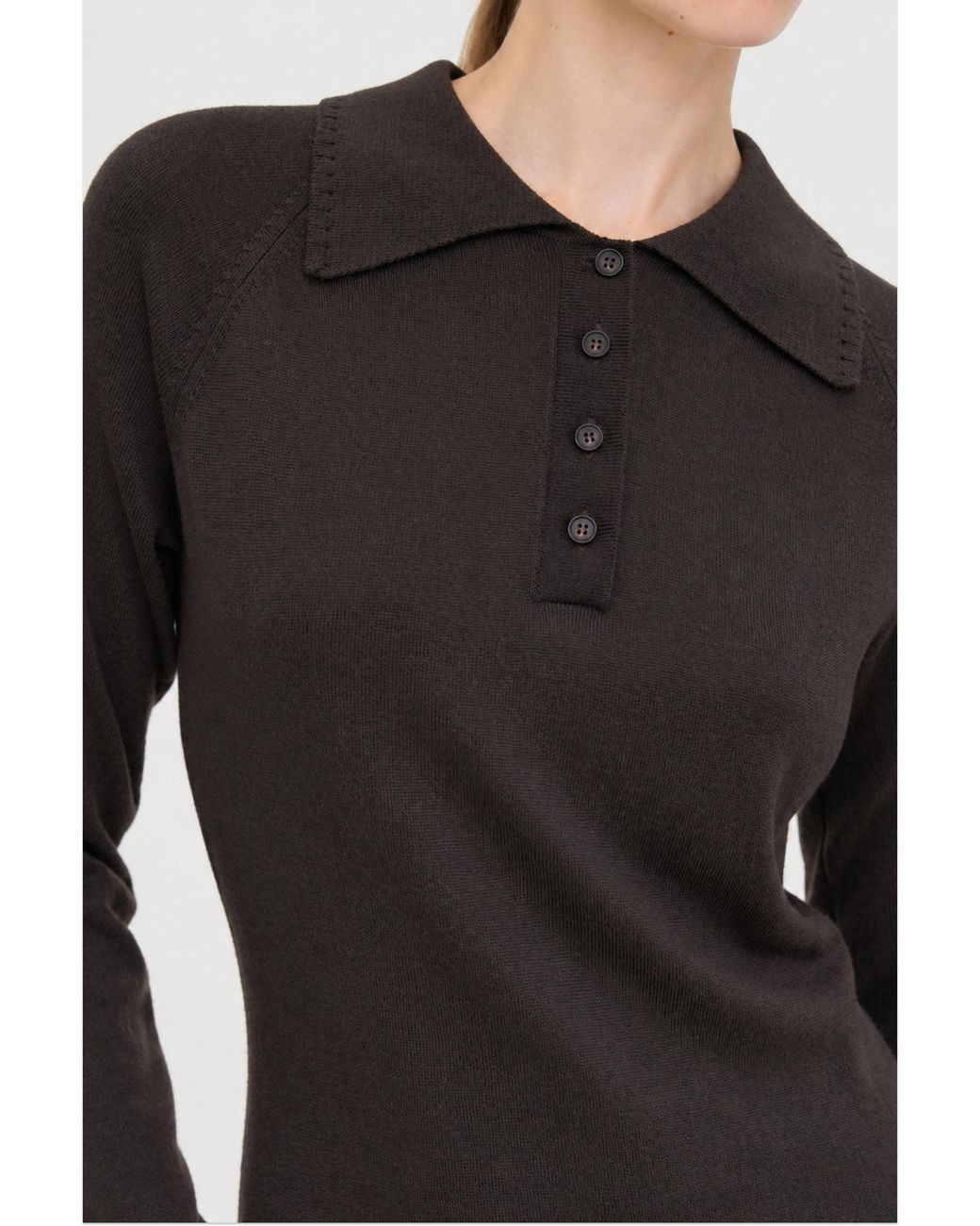 Filippa K Black Polo Merino Dress