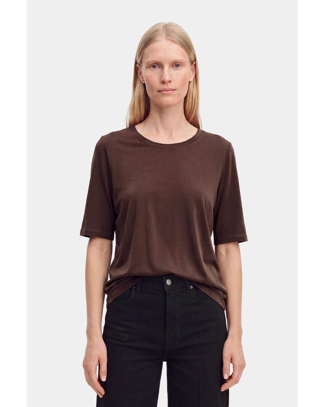 Filippa K Brown Elena Tee