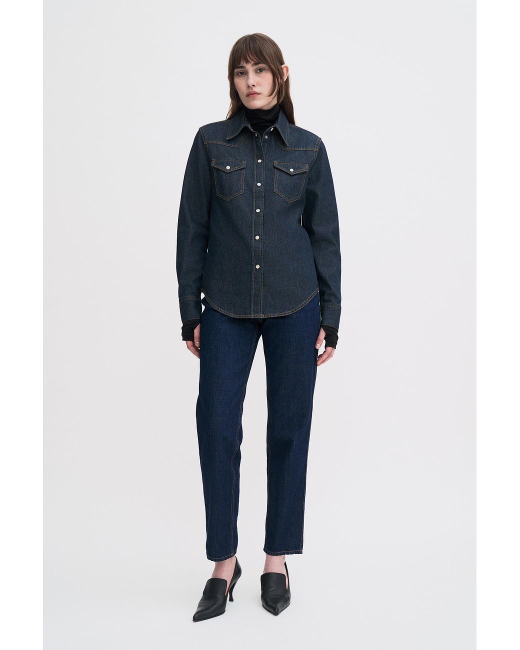 Filippa K Blue Classic Denim Shirt