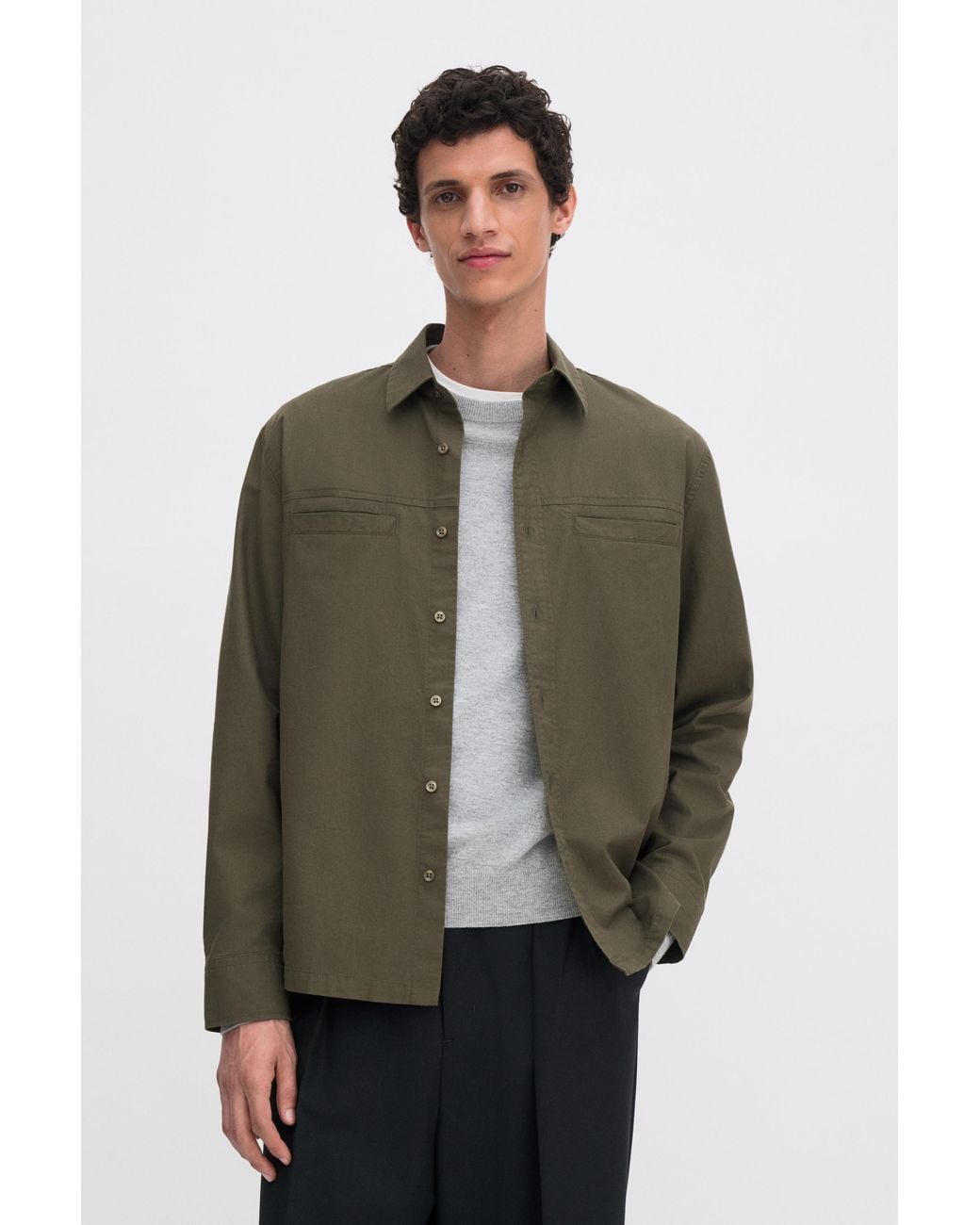 Filippa K Green Welt Pocket Shirt for men