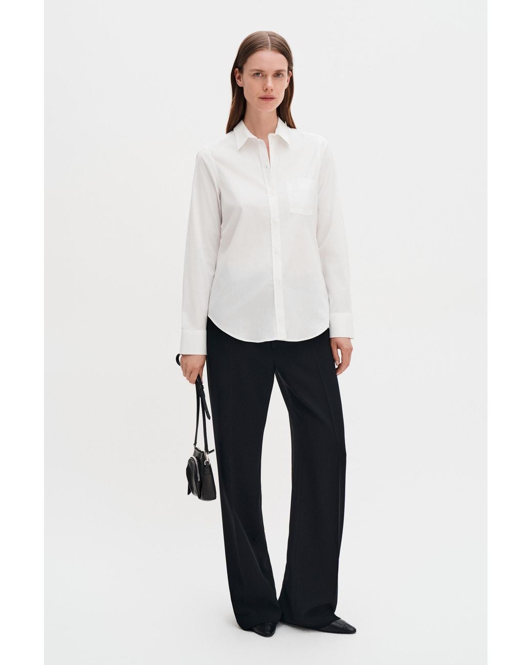 Filippa K White Classic Stretch Shirt