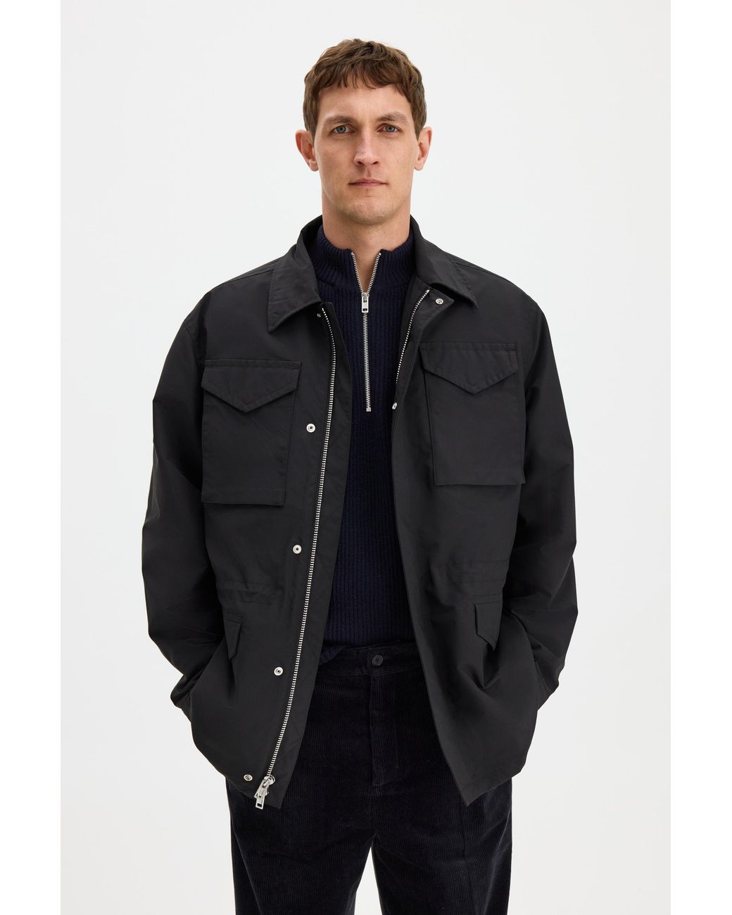 Filippa K Black Field Jacket for men